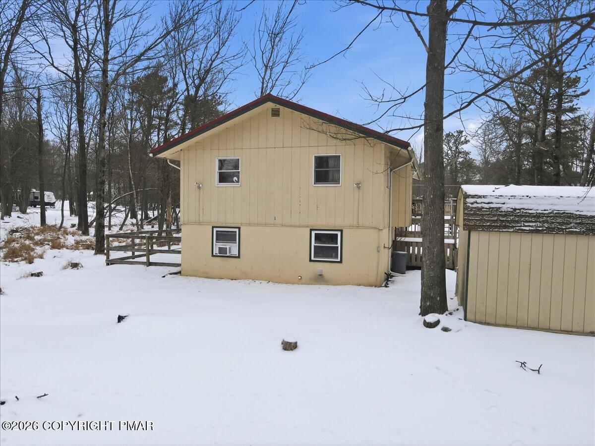 401 Clearview Drive Long Pond, PA 18334 - Photo 58 of 77 a view of a house with snow on the road