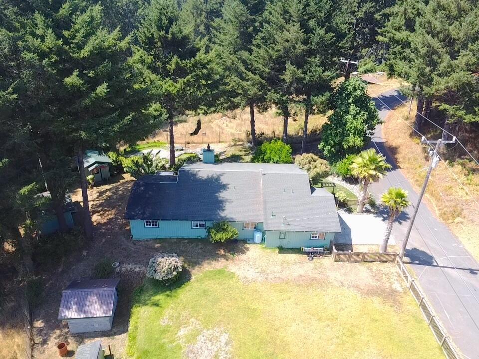 482 Spring Road Shelter Cove, CA 95589 - Photo 8 of 58 Aerial lot to house