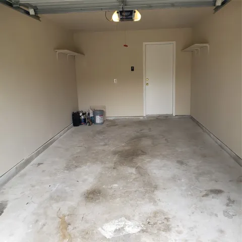 a view of a room with an empty space