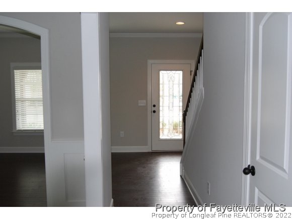 1024 Micahs Way North Spring Lake, NC 28390 - Photo 14 of 25 a view of entryway with wooden floor