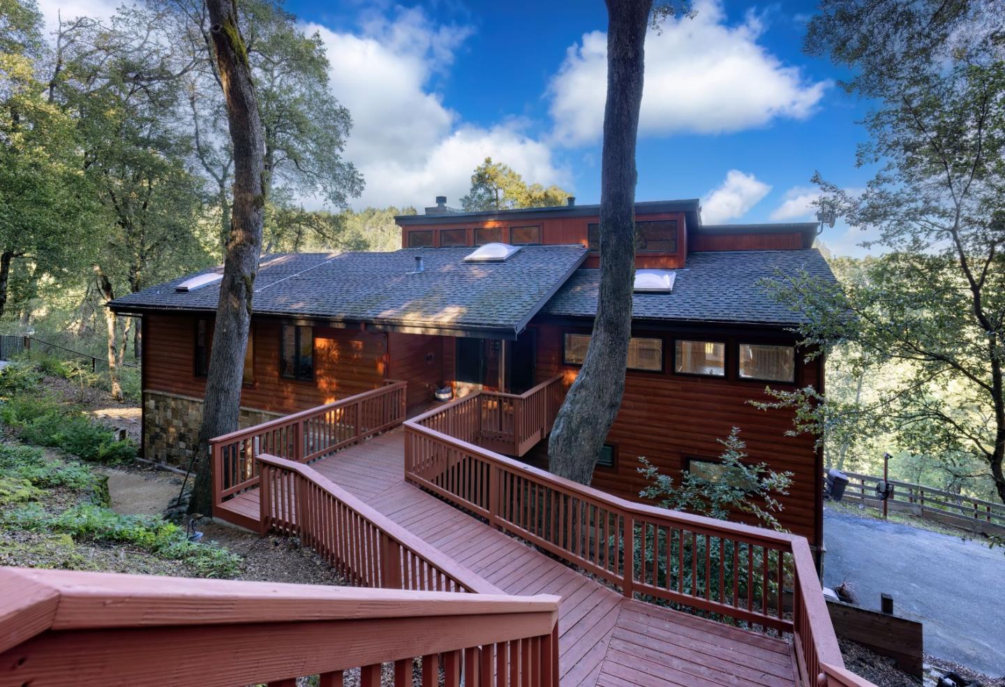 22125 Miller Ridge Road Los Gatos, CA 95033 - Photo 3 of 35 a view of house with roof deck front of house