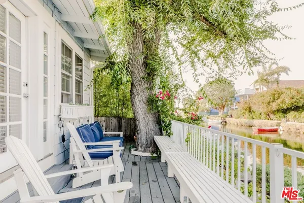 a view of porch with seating space