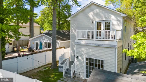 a backyard of a house