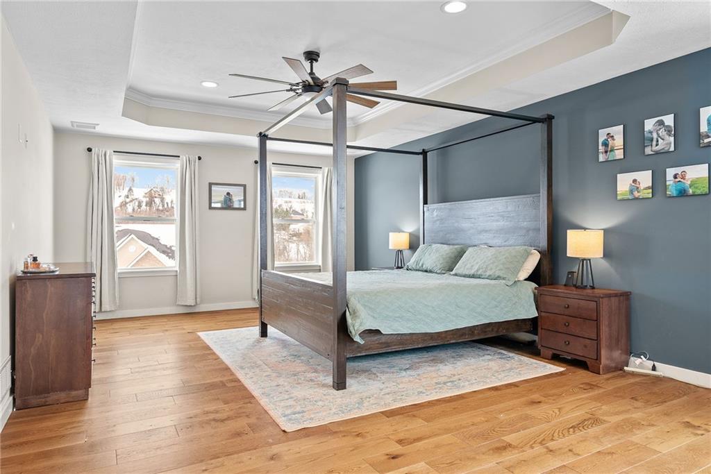 141 Morningstar Drive Belle Vernon, PA 15012 - Photo 21 of 39 a bedroom with a bed and window