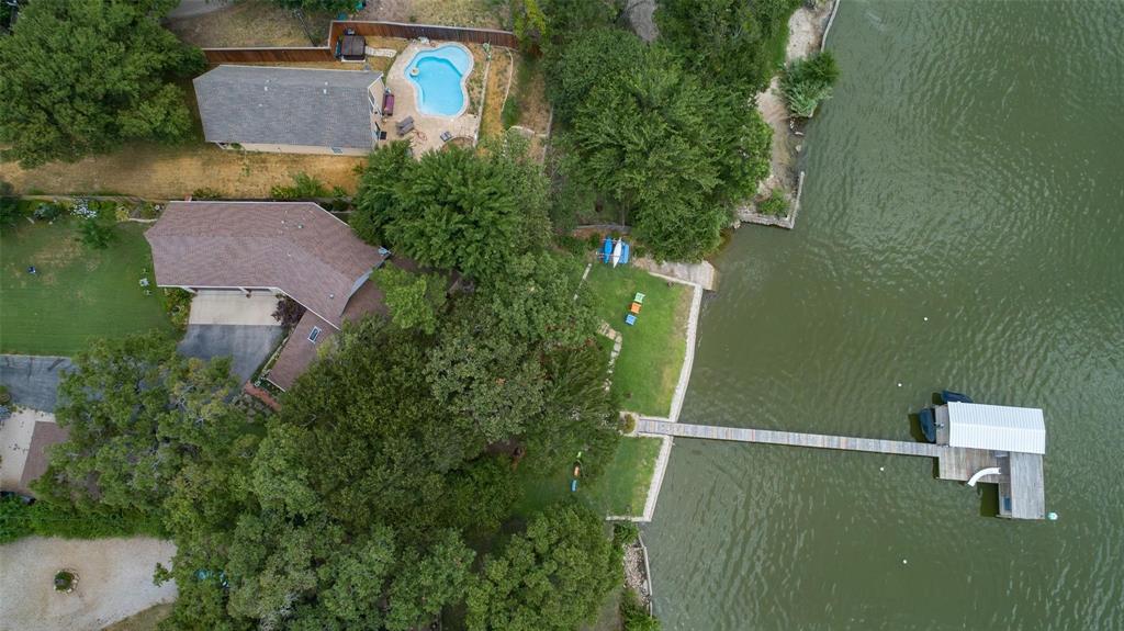 13360 Miller Road Azle, TX 76020 - Photo 6 of 23 an aerial view of a house with outdoor space pool seating area and yard