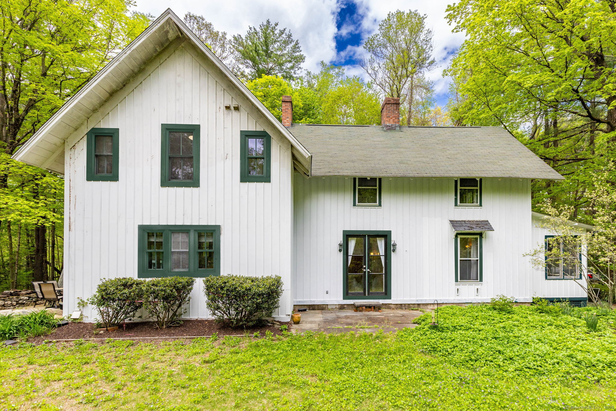 329 Litchfield Road Morris, CT 06763 - Photo 1 of 1 WONDERFUL COUNTRY COTTAGE (SOUTH VIEW) AND SIDE TERRACE.