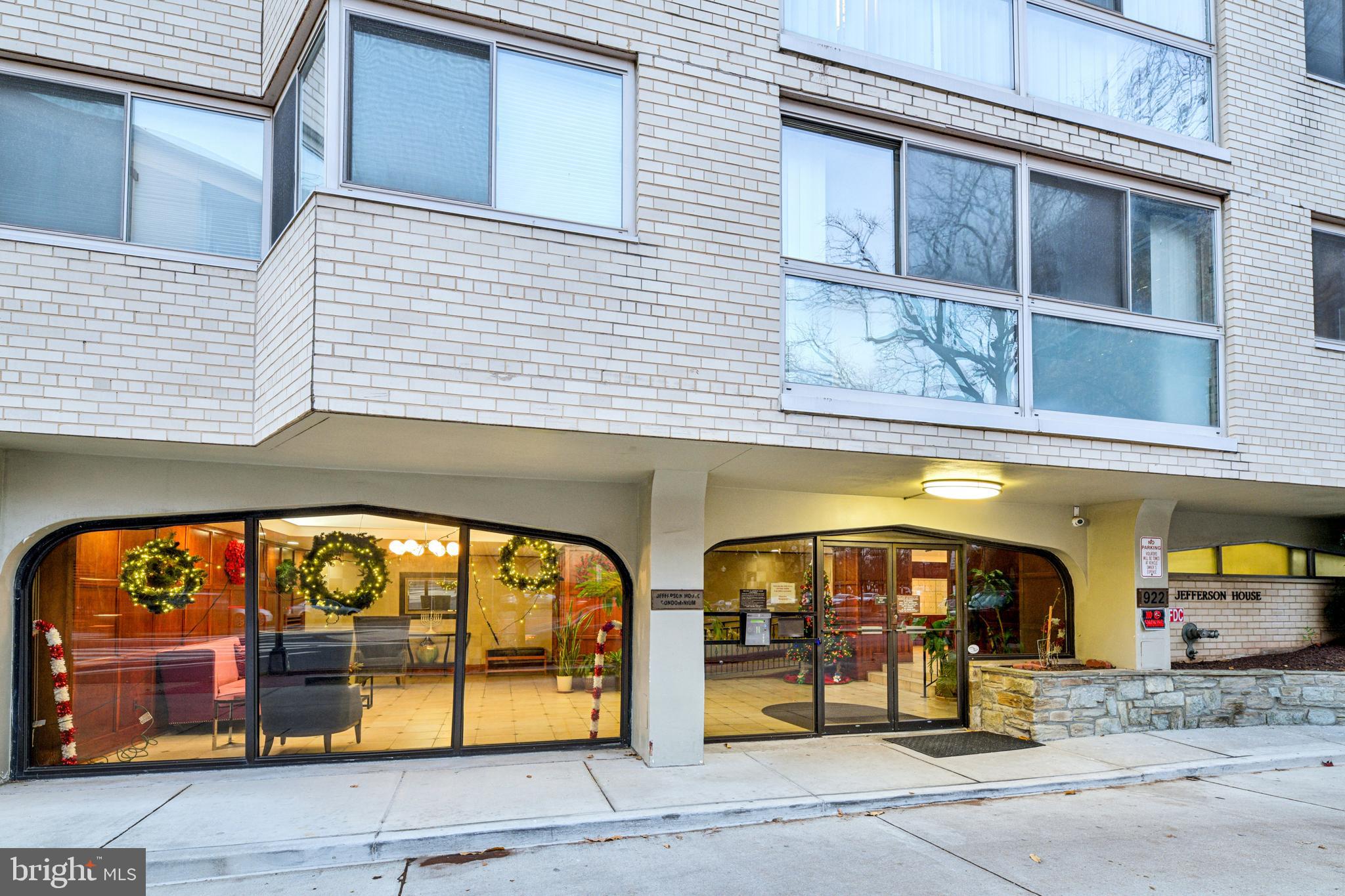 a view of building with car windows