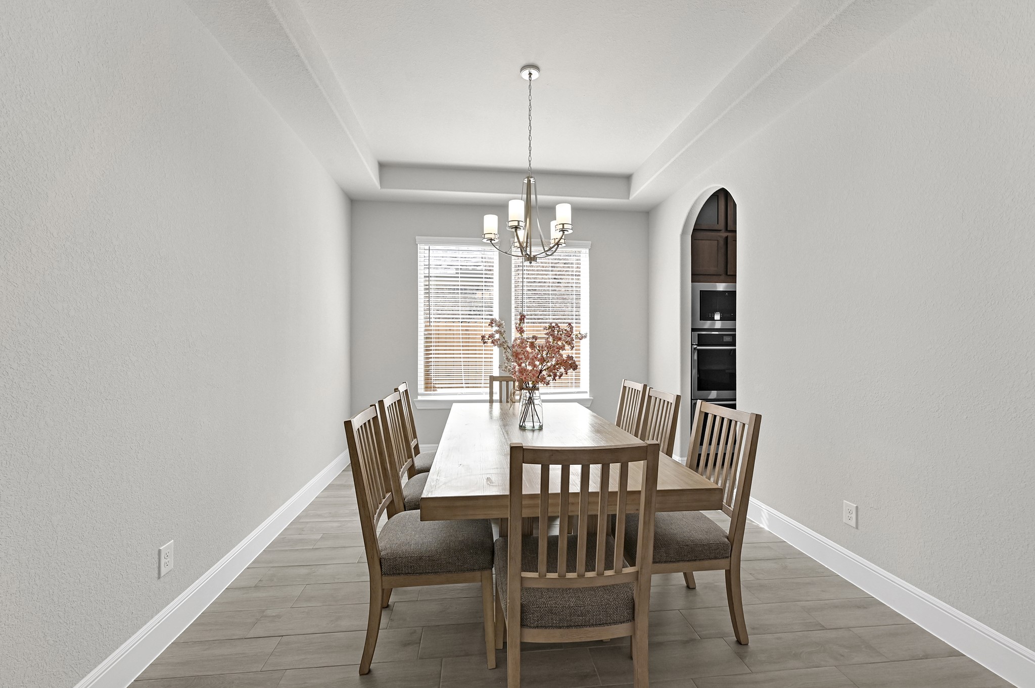 8 Palmero Way Manvel, TX 77578 - Photo 11 of 34 a view of a dining room with furniture window and outside view