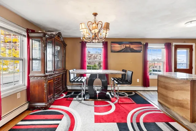 a view of gym equipment and window