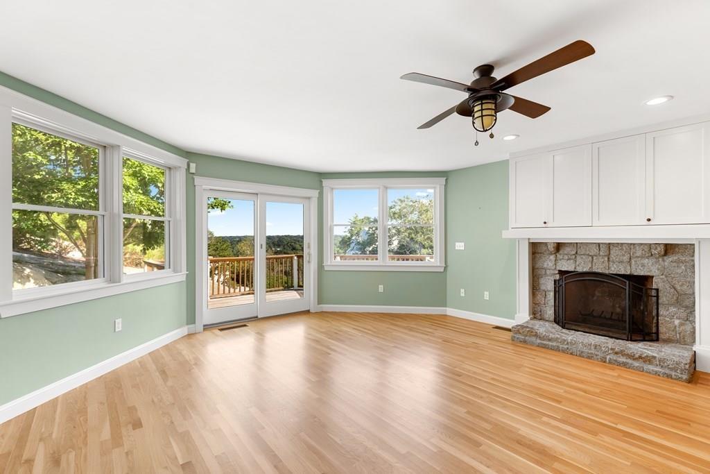 8 Doctors Run Rockport, MA 01966 - Photo 11 of 38 a view of empty room with wooden floor and fan