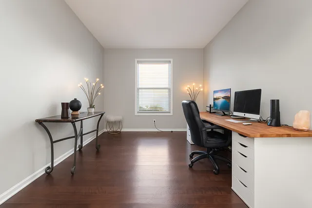 a kitchen with granite countertop a sink and steel appliances