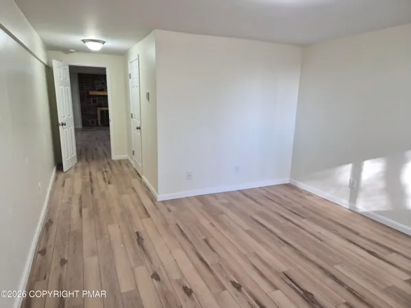 wooden floor in a room
