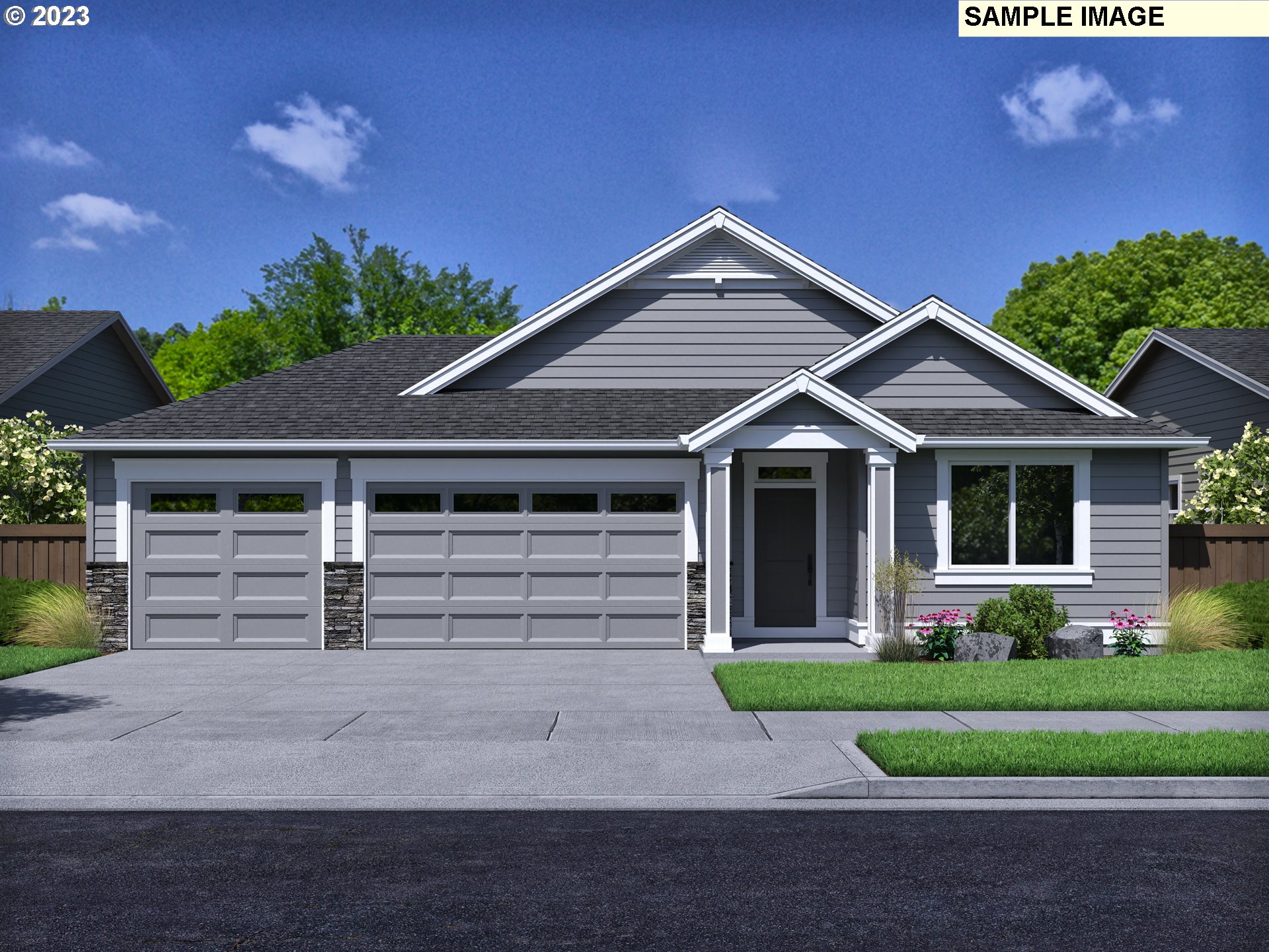 3525 South 44th Avenue Ridgefield, WA 98642 - Photo 1 of 13 a front view of a house with a yard