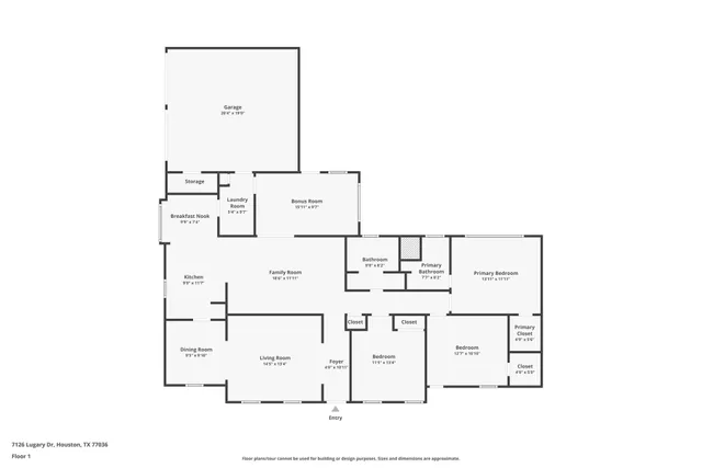 $291,000 | 7126 Lugary Drive, Houston, TX 77036