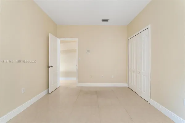 a view of an empty room