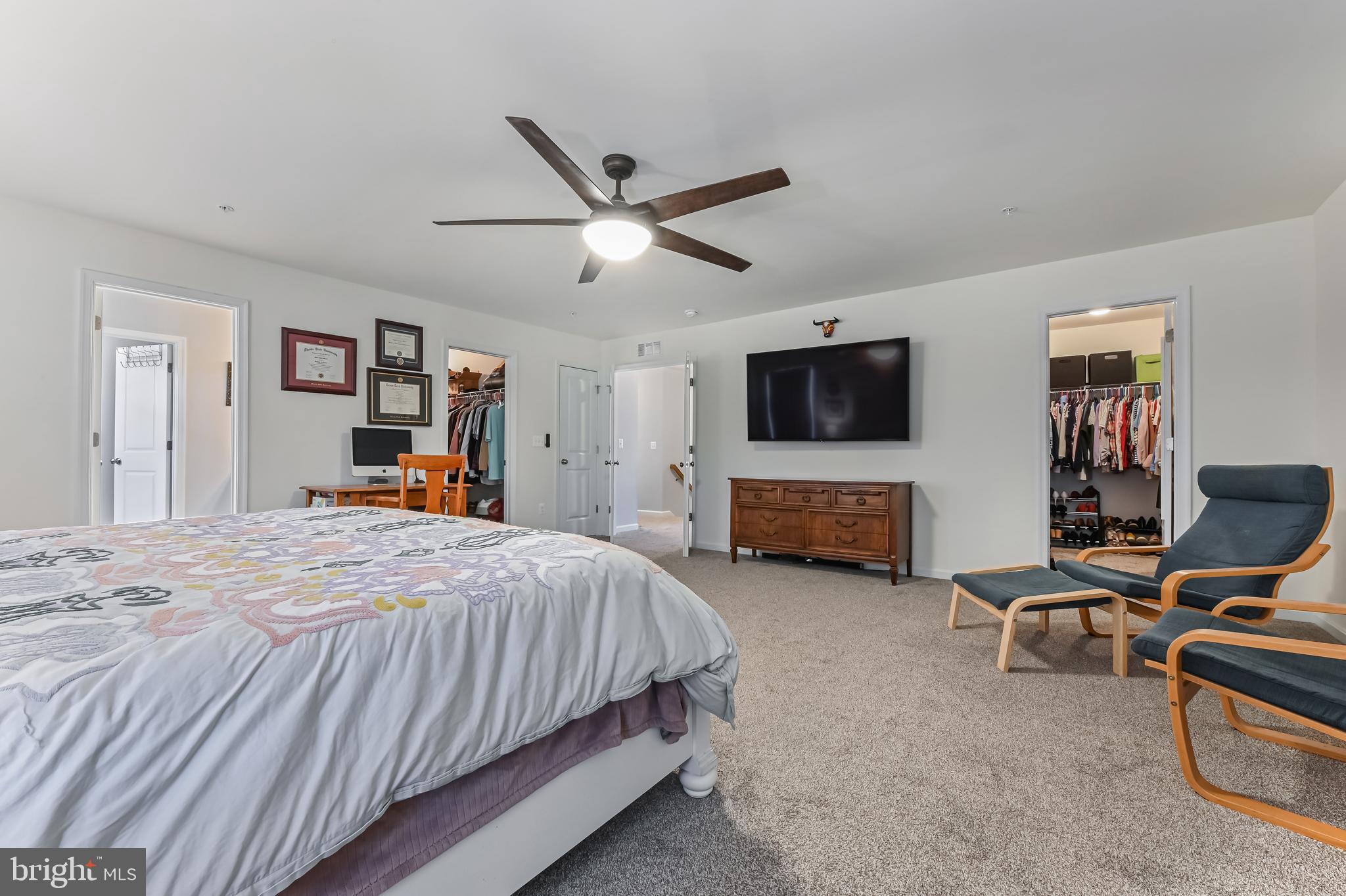 5559 Trafalgar Circle Tilghman, MD 21671 - Photo 29 of 62 a bedroom with bed tv and window