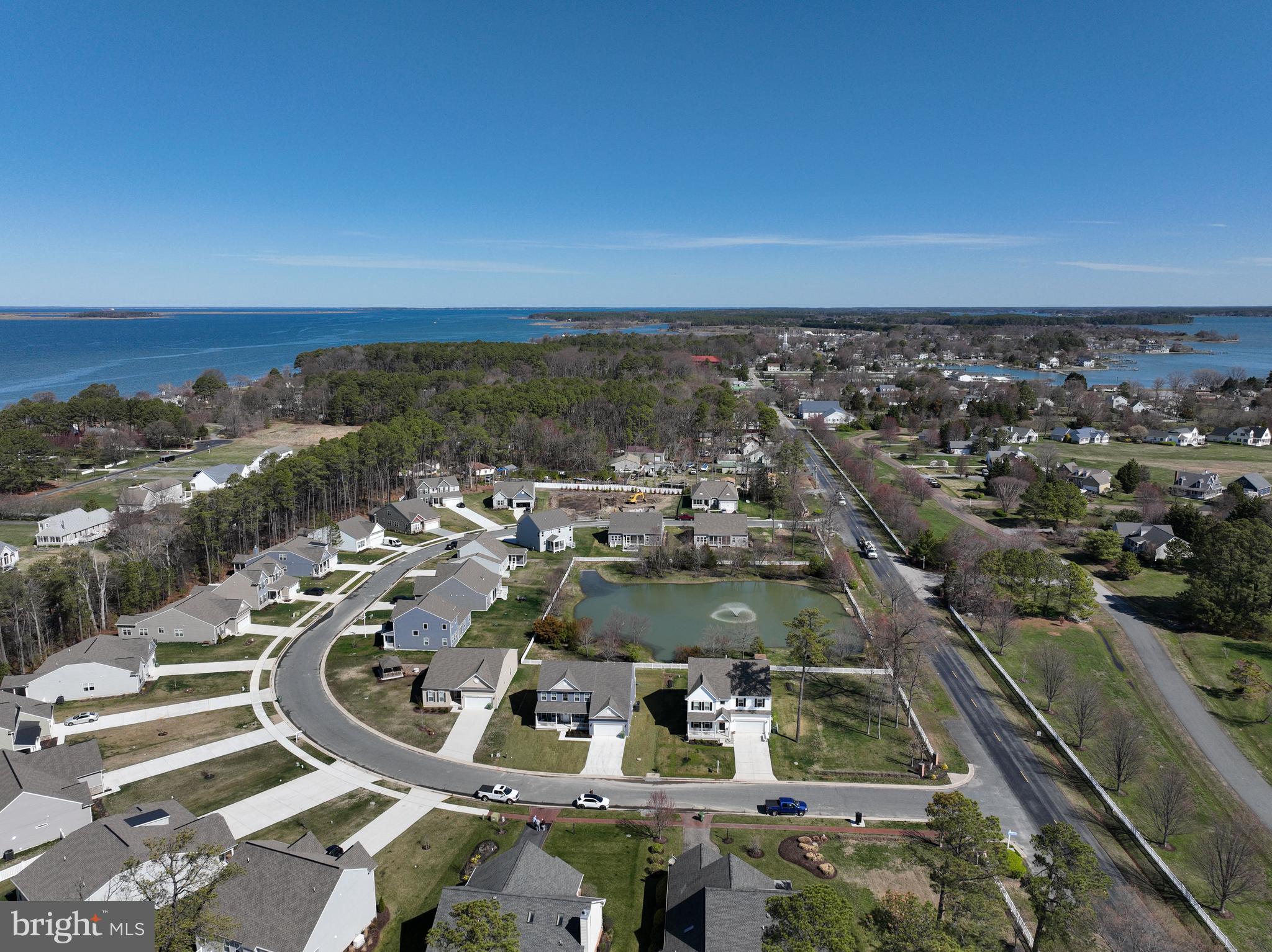 5559 Trafalgar Circle Tilghman, MD 21671 - Photo 59 of 62 an aerial view of residential houses with outdoor space