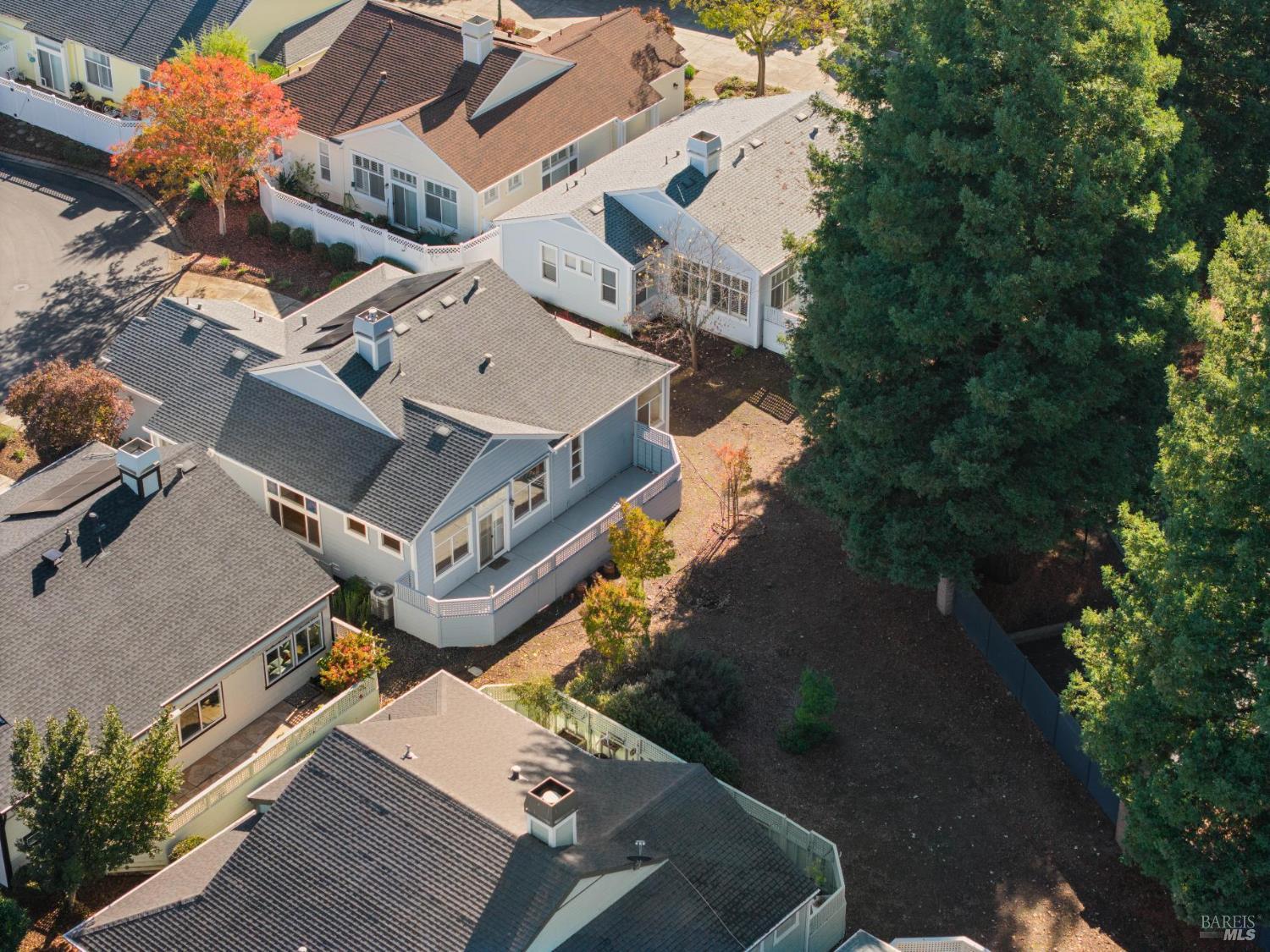 6471 Pine Valley Drive Santa Rosa, CA 95409 - Photo 17 of 48 an aerial view of a house with a yard