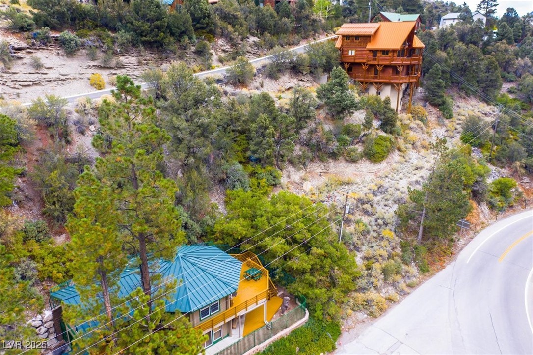 4925 Spruce Road Las Vegas, NV 89124 - Photo 40 of 49 View of subject property with a tree filled landscape