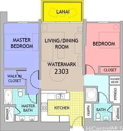 $5,500 | 1551 Ala Wai Boulevard, Unit 2303, Honolulu, HI 96815