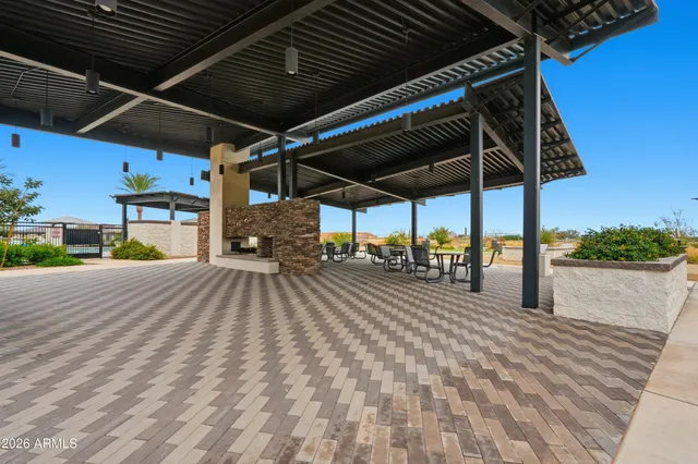 a view of a roof deck