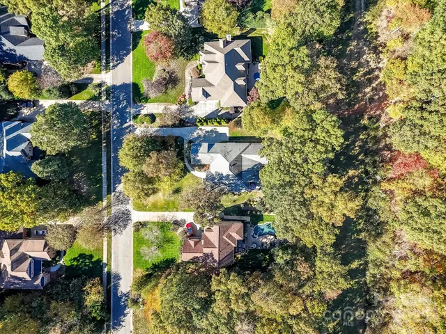 an aerial view of residential house with outdoor space
