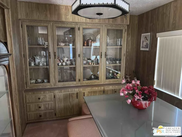 a bathroom with a mirror