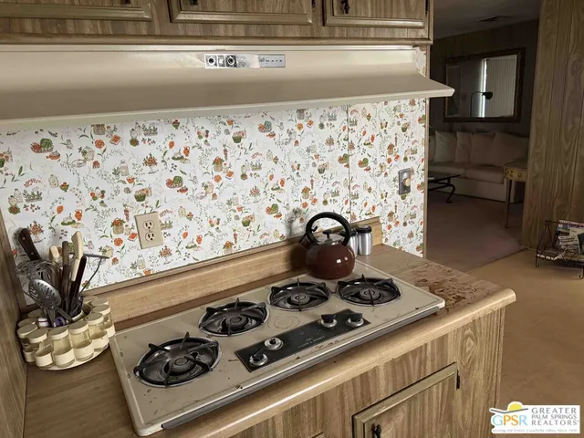 a close view of a stove top oven