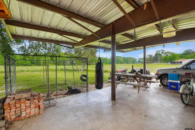 a view of outdoor space with seating area