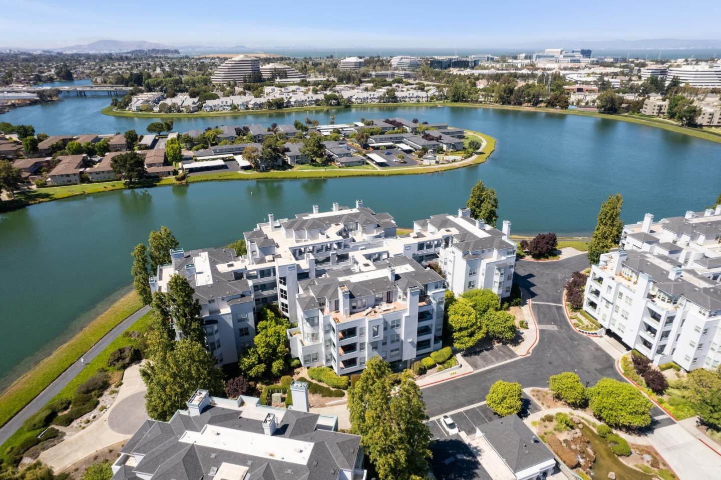 720 Promontory Point Lane, Unit 2305 Foster City, CA 94404 - Photo 3 of 78 an aerial view of a house with a ocean view