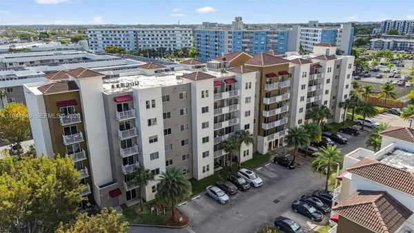 a view of a buildings