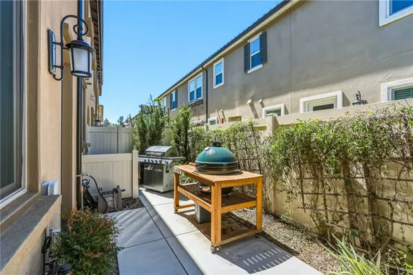 a view of table and chair in patio