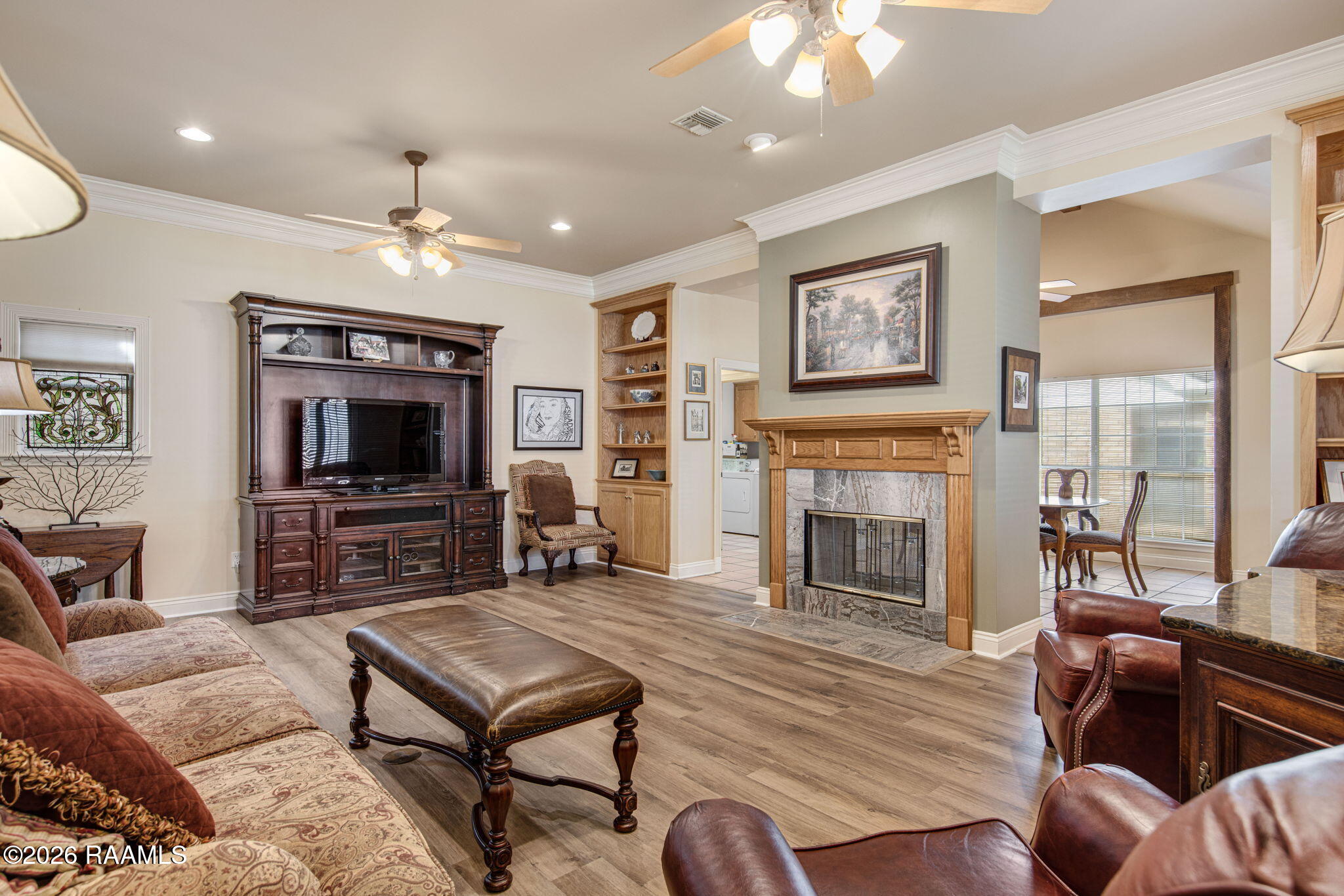 121 Pleasant View Drive Lafayette, LA 70503 - Photo 7 of 26 Authentic Wood beams and Cypress Mantel