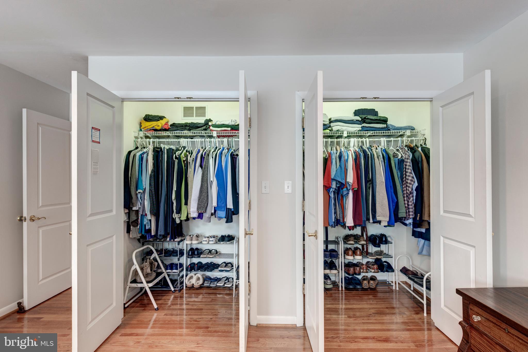 4316 Utz Road Hampstead, MD 21074 - Photo 31 of 82 a view of a walk in closet with clothes and shoes