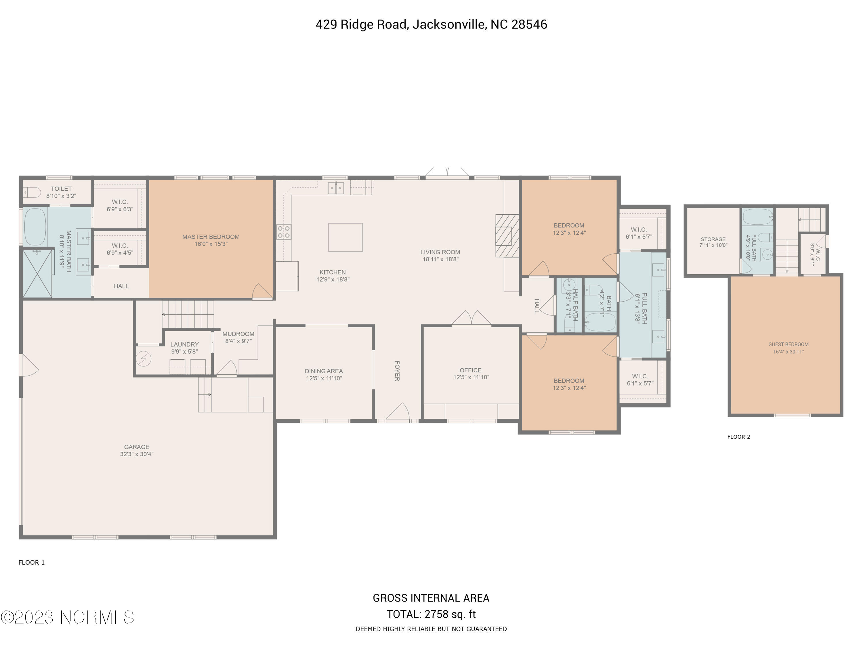 429 Ridge Road Jacksonville, NC 28540 - Photo 52 of 52 Floorplan