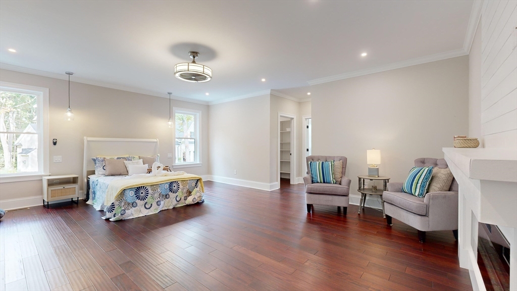 8 Charles Street North Reading, MA 01864 - Photo 18 of 42 a living room with furniture and a wooden floor