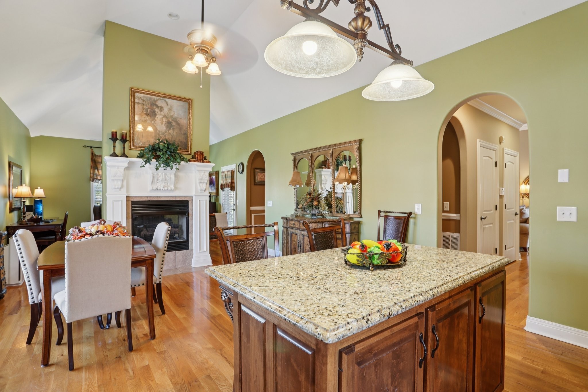 4015 Pilgrim Trail Greenbrier, TN 37073 - Photo 24 of 76 a kitchen with a table and chairs in it