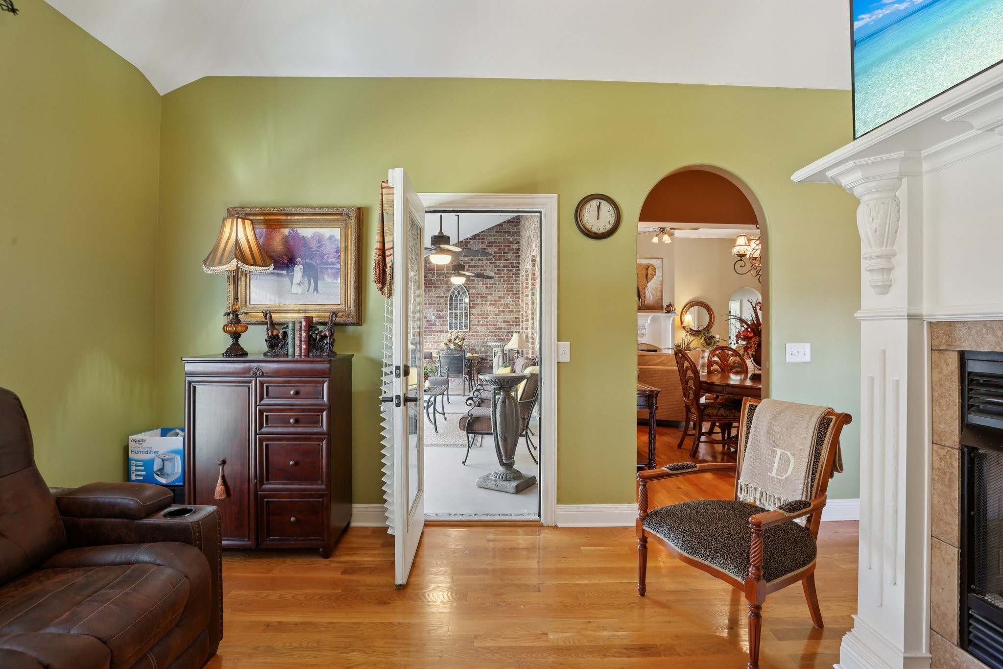 4015 Pilgrim Trail Greenbrier, TN 37073 - Photo 27 of 76 a living room with furniture and a fireplace