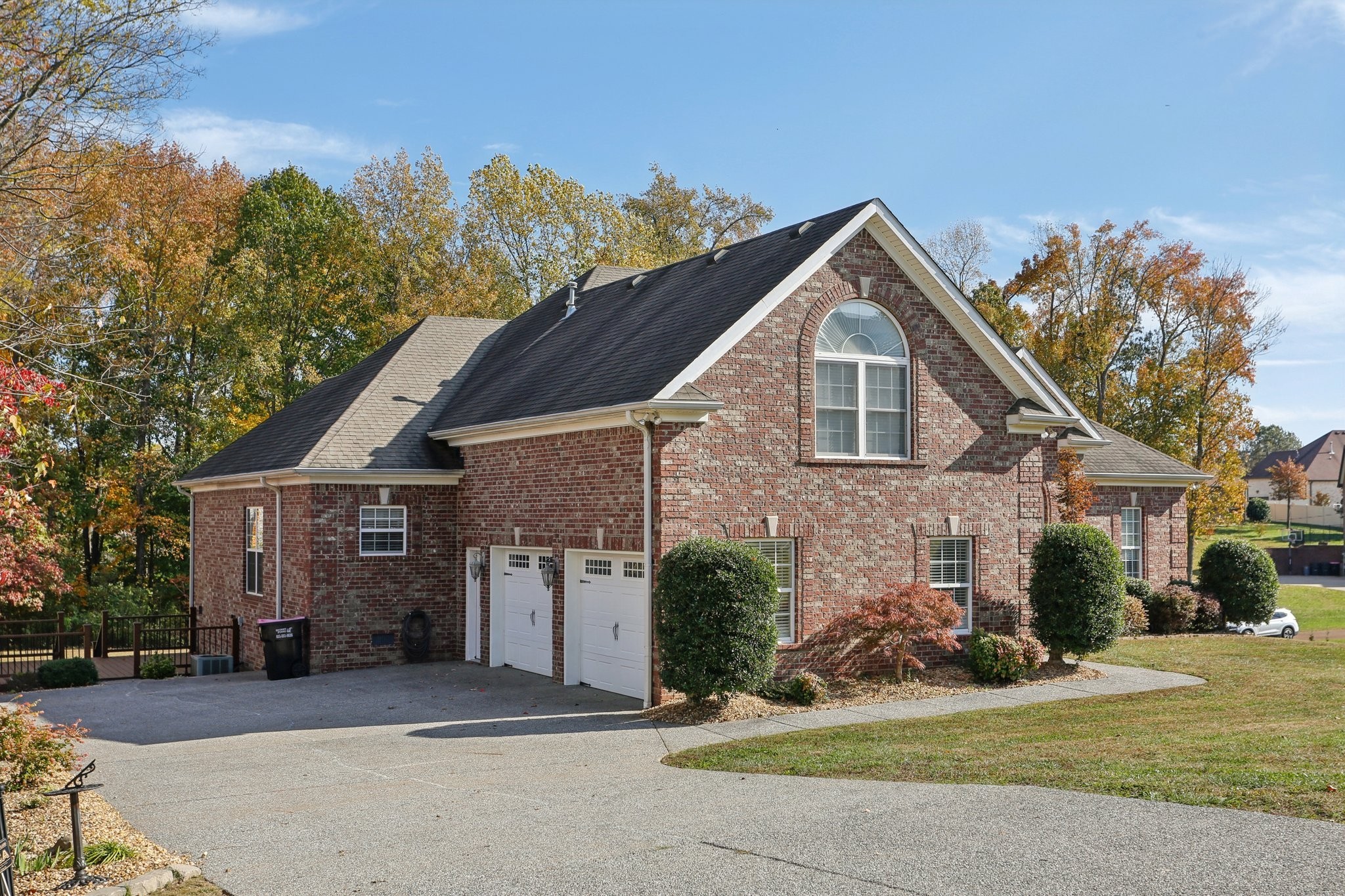 4015 Pilgrim Trail Greenbrier, TN 37073 - Photo 5 of 76 a front view of a house with a yard and garage