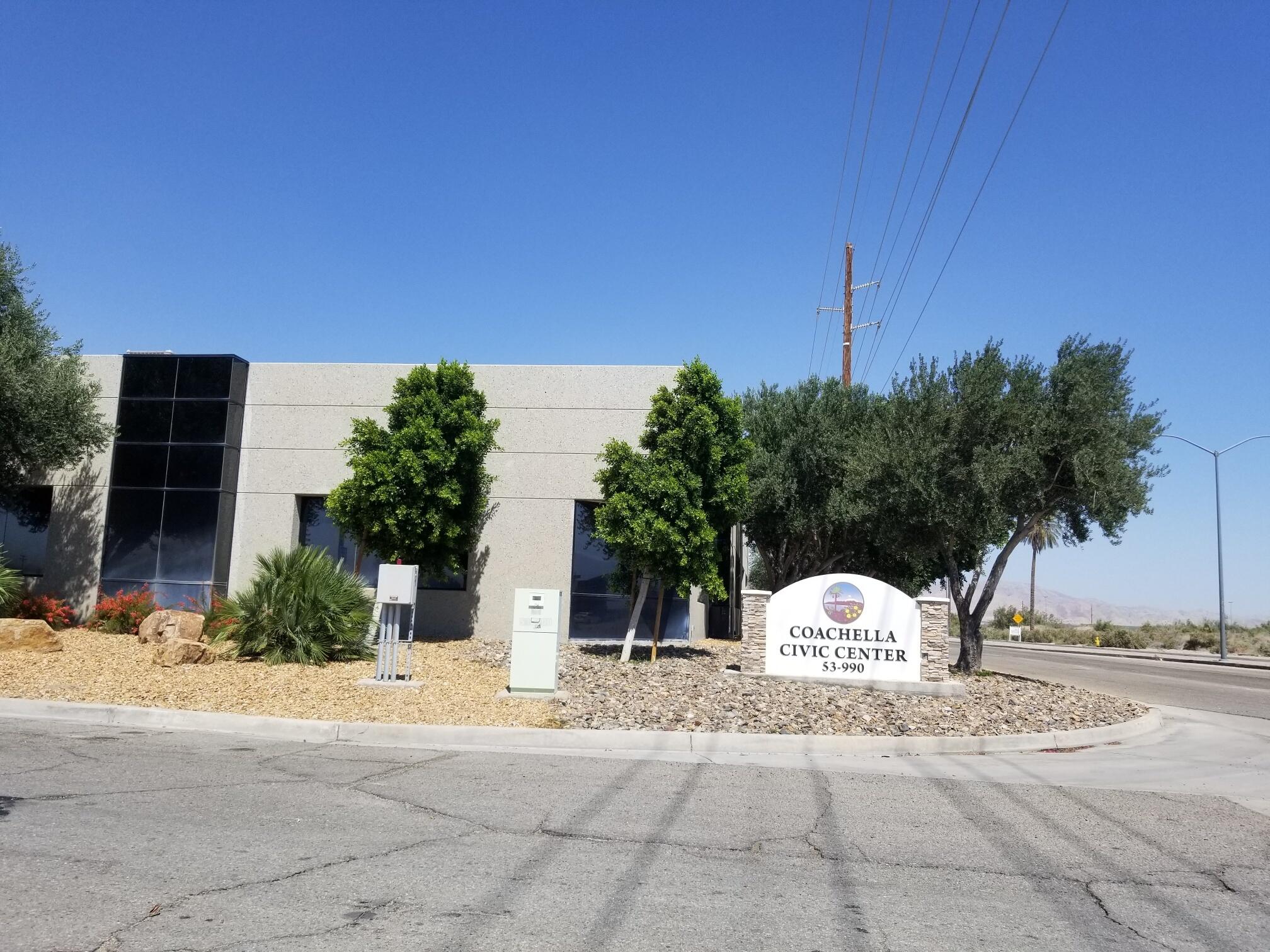 54 & Polk Street Coachella, CA 92236 - Photo 12 of 62 a view of a house with a yard and tree s