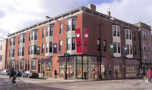 1006 South Loomis Street, Unit 3 Chicago, IL 60607 - Photo 1 of 1 a front view of a building with a street