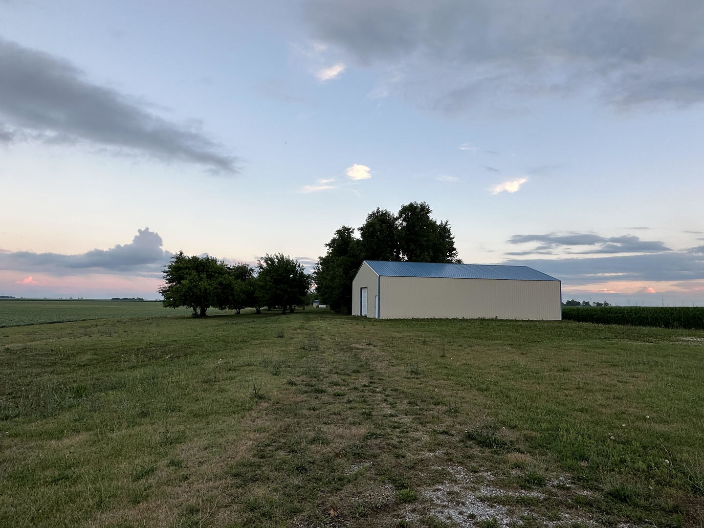 a view of a big yard