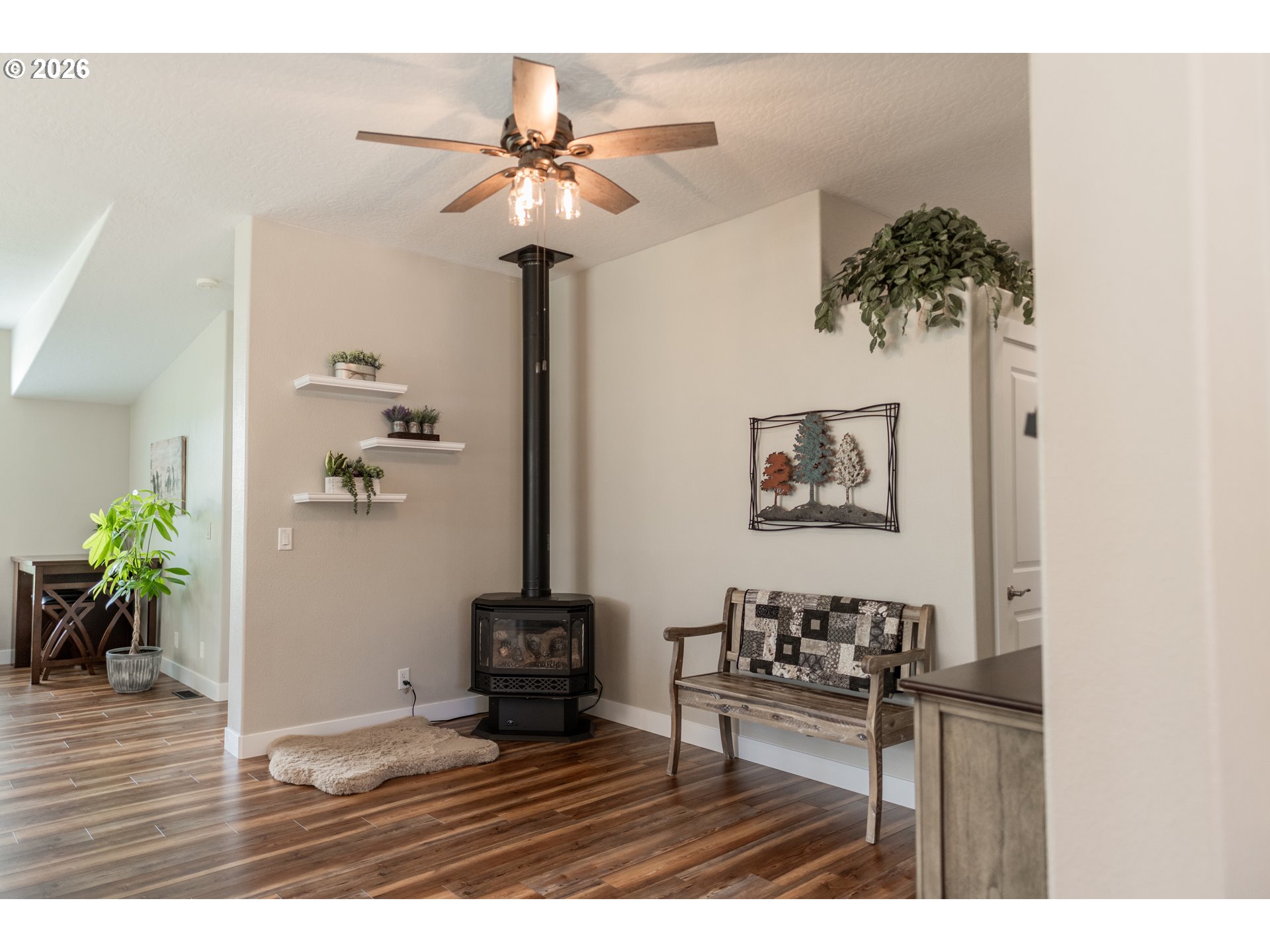 83440 Russell Lane Joseph, OR 97846 - Photo 5 of 19 a living room with furniture and a potted plant
