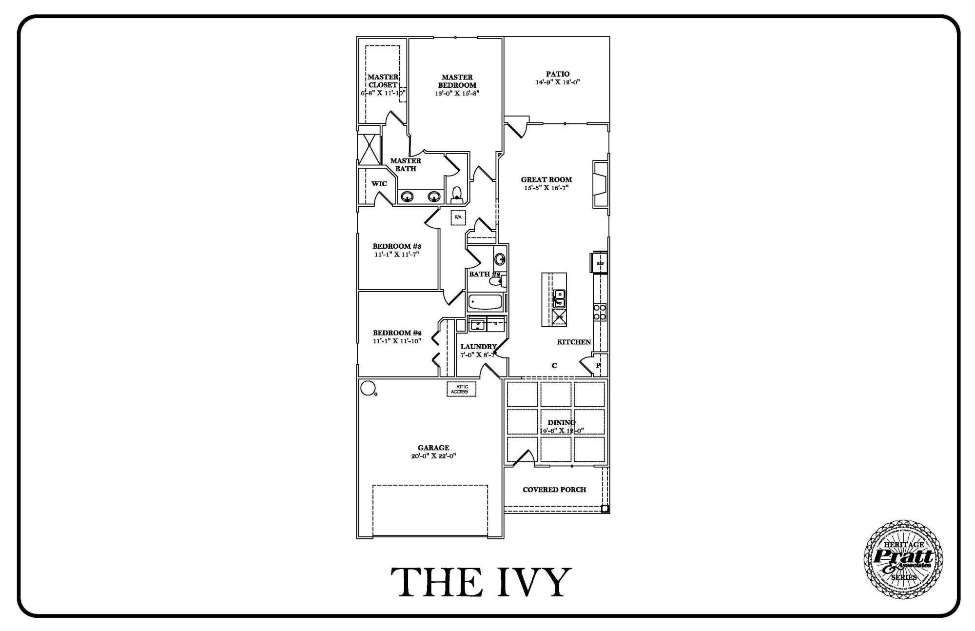 3605 Weathervane Loop, Unit 176 Apison, TN 37302 - Photo 2 of 2 MF176 SPEC IVY LG PRES FP