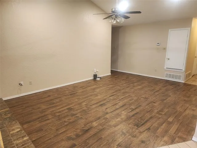 wooden floor in a room