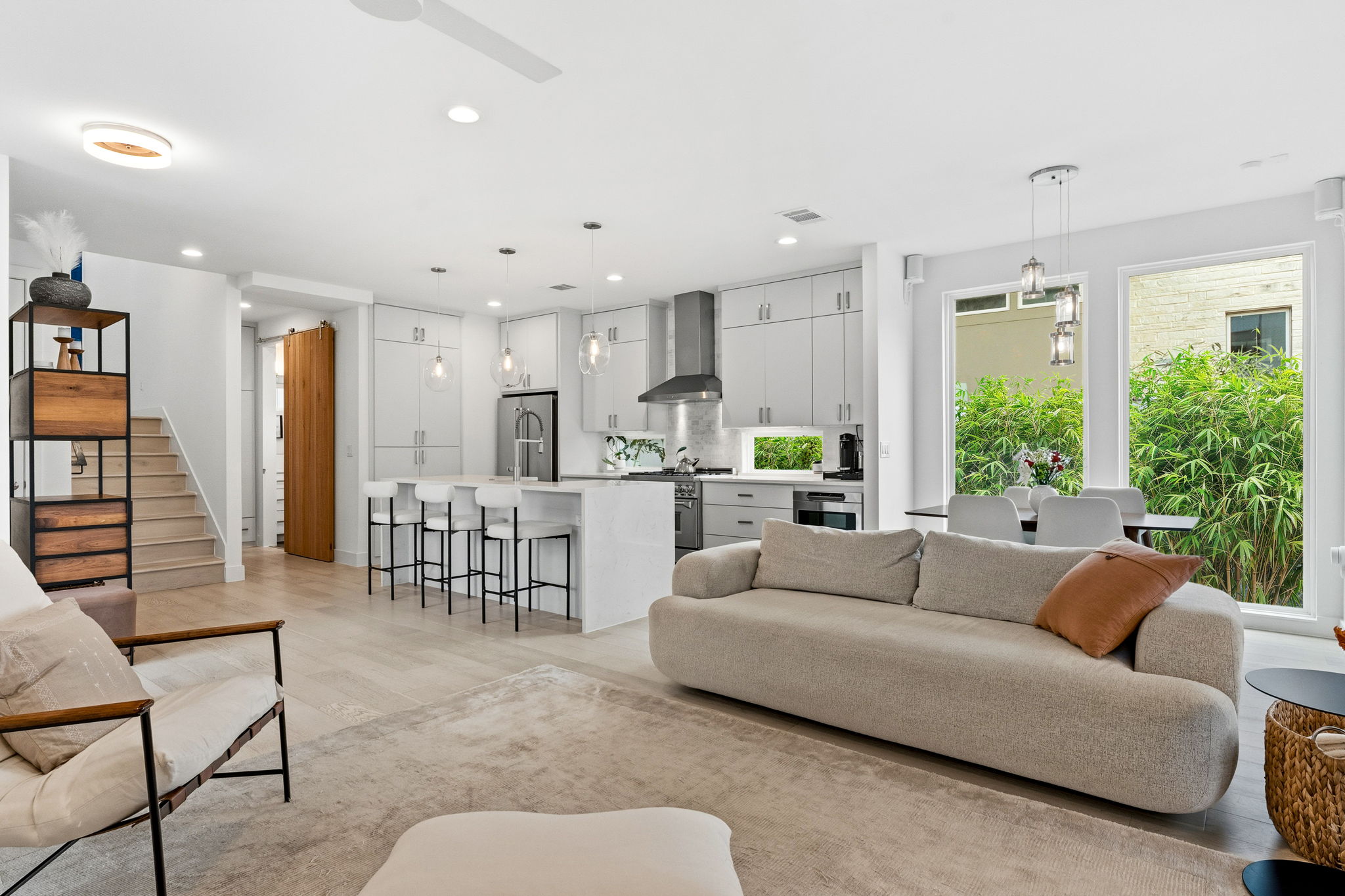 2508 Paramount Avenue, Unit B Austin, TX 78704 - Photo 15 of 40 Custom crafted by NWS Homes in 2020 and thoughtfully enhanced since, this three-level home comes move-in-ready with meticulous attention to detail and designer finishes throughout.