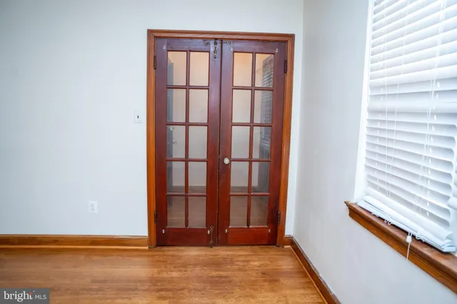 a view of front door