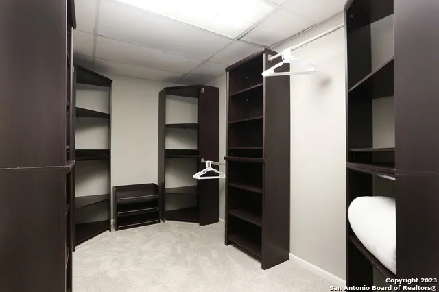 a view of walk in closet