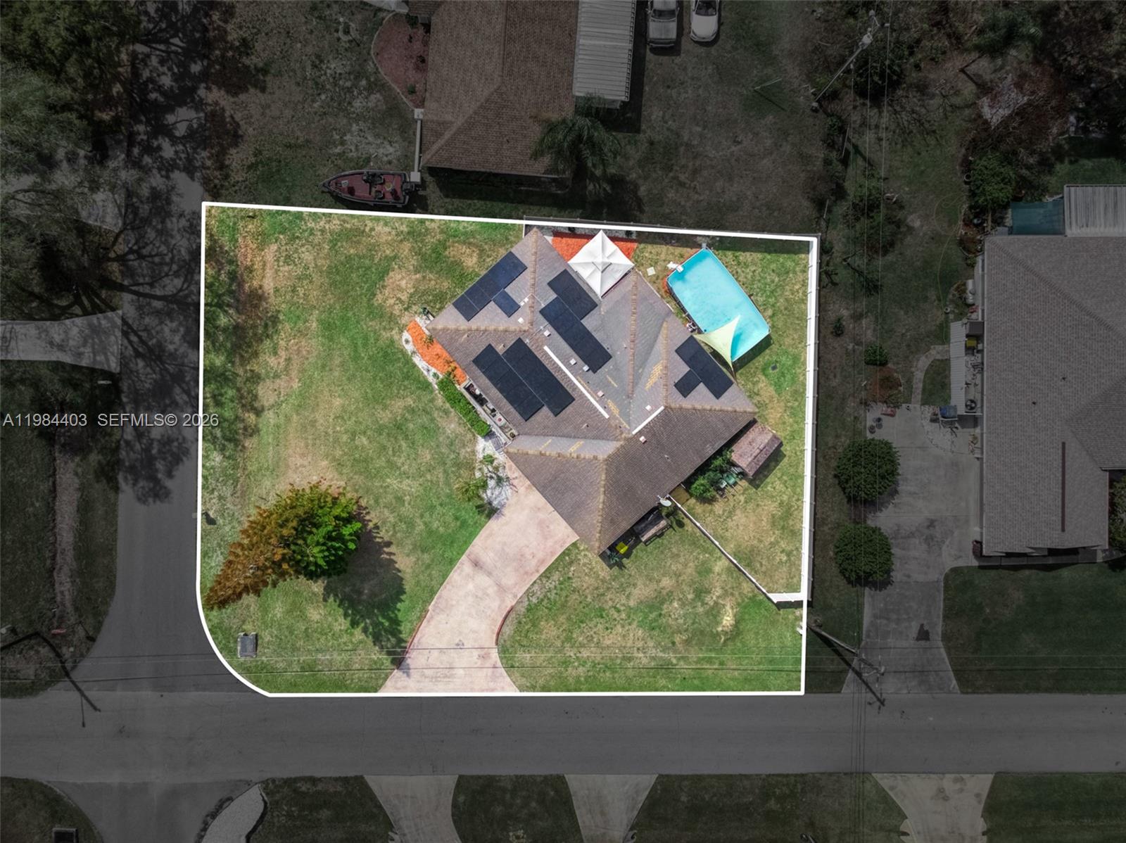 4201 Westminster Road Sebring, FL 33875 - Photo 38 of 43 an aerial view of a house having outdoor space