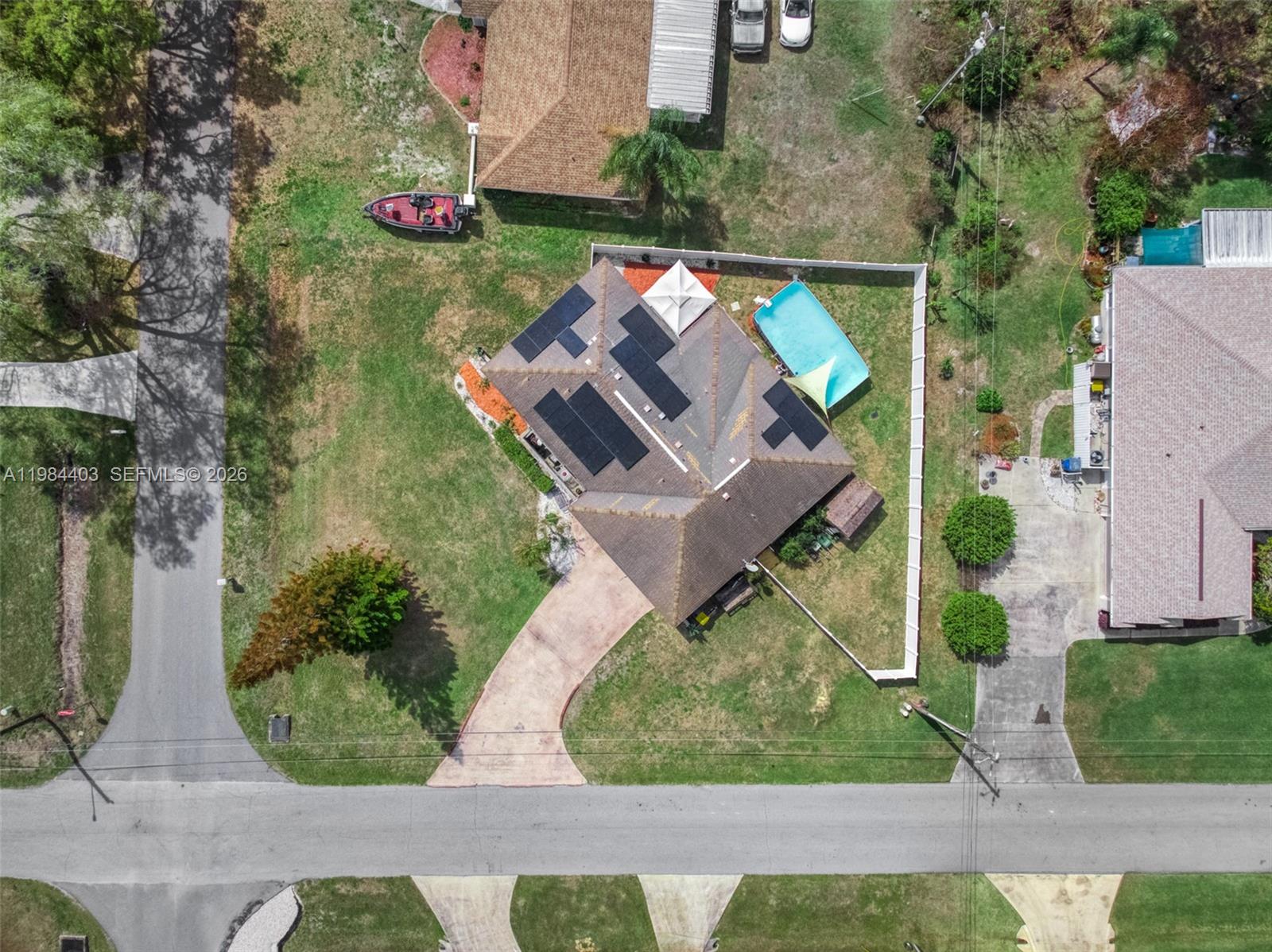 4201 Westminster Road Sebring, FL 33875 - Photo 39 of 43 an aerial view of a house